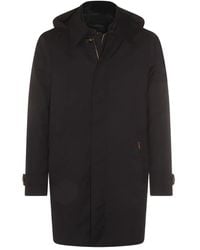 Moorer - Cappotto Con Cappuccio E Tasche - Lyst