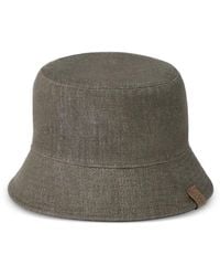 Brunello Cucinelli - Cappello Bucket Monili Denim - Lyst