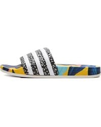 adidas - Adilette "black" サンダル - Lyst