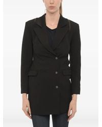 AllSaints - Erykah Double-Breasted Blazer - Lyst