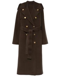 Alberta Ferretti - Wool Trench - Lyst
