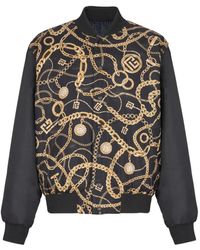 Balmain - Veste Bomber À Design Réversible - Lyst