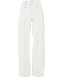 Isabel Marant - Drolane Logo-Patch Jeans - Lyst