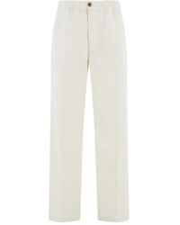 Ferragamo - Elasticated Tailore Trousers - Lyst
