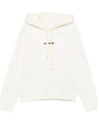 Jil Sander - Sudadera Con Capucha Y Logo - Lyst