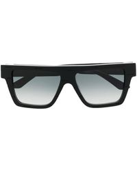 Yohji Yamamoto - Logo-print Oversize-frame Sunglasses - Lyst