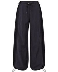 Liu Jo - Drawstring-Waist Panelled Trousers - Lyst