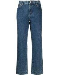 A.P.C. - Straight-leg Cropped Jeans - Lyst