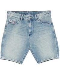DIESEL - D-Fin Belt-Loop Shorts - Lyst