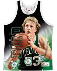 Mitchell & Ness - Nba Tank Behind The Back Boston Celtics Larry Bird Tank Top - Lyst