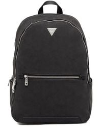 Guess - Torino Logo-Plaque Zipped Backpack - Lyst