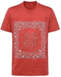 Givenchy - Bandana-Print Rhinestone-Embellished T-Shirt - Lyst