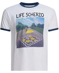 Kapital - Graphic-Print Crew-Neck T-Shirt - Lyst