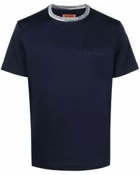 Missoni - Camiseta con logo bordado - Lyst