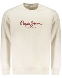 Pepe Jeans - Logo-Print Crew-Neck Sweatshirt - Lyst