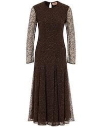 Twinset - Sequin-Embellished Lace Dress - Lyst