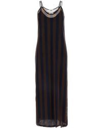 Fendi - Printed Stretch Tulle Dress - Lyst