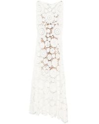 Self-Portrait - Crochet Maxi Dress - Lyst