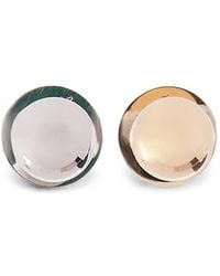 MM6 by Maison Margiela - Two-Tone Orb Cluster Earrings - Lyst