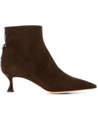 Santoni - Bottines En Daim - Lyst