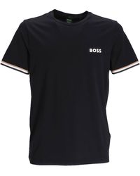 BOSS - X Matteo Berrettini T-Shirt mit Streifen - Lyst