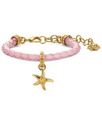 Versace - Starfish-charm Braided Bracelet - Lyst
