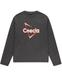 CEEC - T-Shirt Im Distressed-Look - Lyst