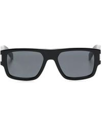 Saint Laurent - Sl 659 Rectangle Frame Sunglasses - Lyst