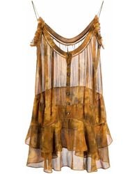 DSquared² - ディースクエアード フローラル ミニドレス - Lyst