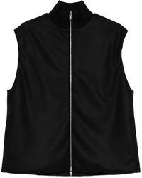 Jil Sander - High-Neck Zip-Front Vest - Lyst