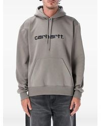 Carhartt - Logo-Embroidered Drawstring Hoodie - Lyst