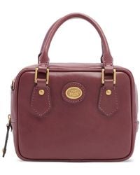 The Bridge - Story Donna Logo-Plaque Leather Mini Shoulder Bag - Lyst