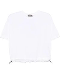 Herno - ドローストリングヘム Tシャツ - Lyst