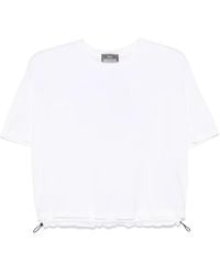 Herno - Bianco Cotton T-Shirt - Lyst