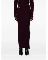 SRVC Studio - Marshal Cut-Out Ribbed Skirt - Lyst