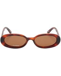 Le Specs - Outta Love Oval-Frame Sunglasses - Lyst