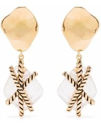 Aurelie Bidermann - Pendientes Mycene De Cristal - Lyst