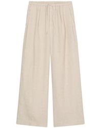 Closed - Wynston Drawstring Pleated Palazzo Pants - Lyst