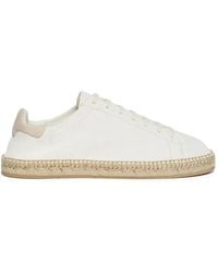 Lardini - Lace-Up Leather Espadrilles - Lyst