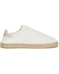 Lardini - Lace-Up Leather Espadrilles - Lyst