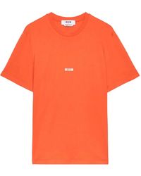 MSGM - Camiseta de algodón - Lyst