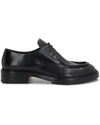 Santoni - X 10 Corso Como Leather Lace-Up Shoes - Lyst