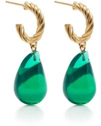 Completedworks - Gem-Embellished Hoop Earrings - Lyst