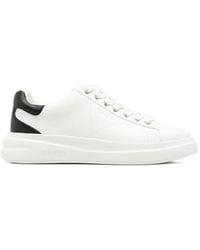 Guess - Leather Panelled Sneakers - Lyst