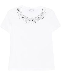 Marella - Mlssaio Short-Sleeve Embellished T-Shirt - Lyst