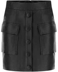 EMMA & GAIA - Button-Up Front-Pockets Skirt - Lyst