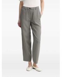 Marc O' Polo - Elasticated-Waistband Logo-Patch Trousers - Lyst