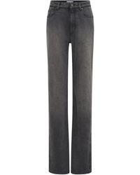 Marine Serre - Laser Wash Flared Jeans - Lyst