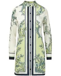 Veronica Beard - Carstowe Floral Print Mini Dress - Lyst