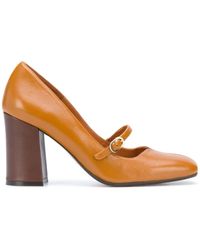 Chie Mihara Xica Ante Granate Damen-Schuhe Pumps Heels mit Absatz Rot Leder